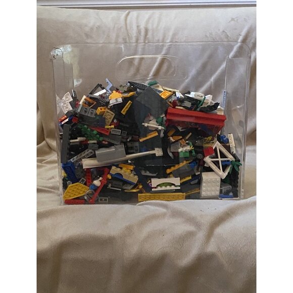3+ lbs LEGO Random Parts Pieces Building Plates Blocks Washed Bulk Lot E - Picture 1 of 9